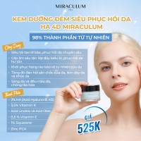 Kem Dưỡng Đêm Phục Hồi, Kiềm Dầu 98% Miraculum Themal Water Active_5